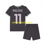 Camisolas de futebol AC Milan Pulisic 11 Criança Equipamento 3ª 2024/25 Manga Curta